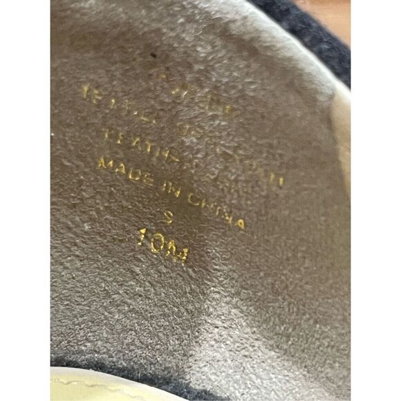 JOAN & DAVID DVFLIPP Grey FB Patent Leather Stiletto Pump Shoes Heels Size 10 - Picture 8 of 9